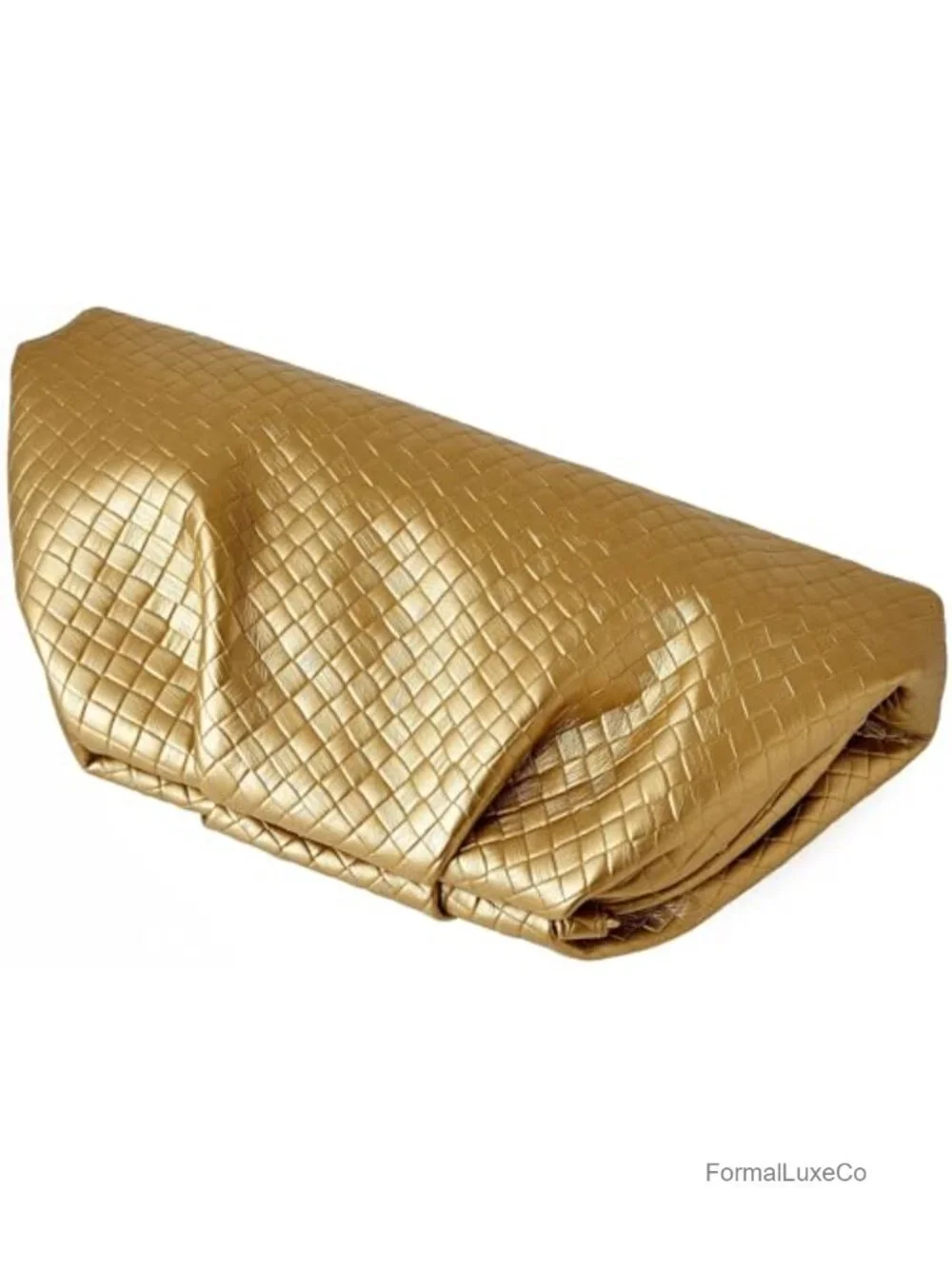 Ruched Dumpling Clutch Evening Bag Detachable Chain Crossbody